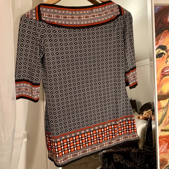 Max Studio Patterned Top - Picture 3 of 3